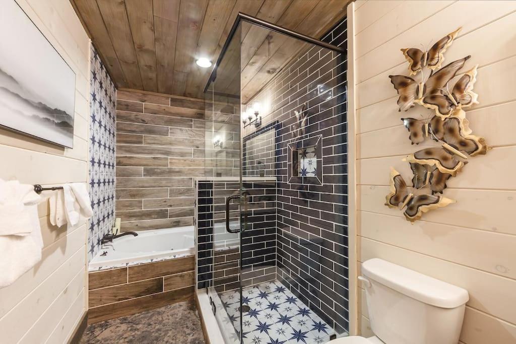 Romantic A-Frame Private Hottub Firepit Neargsmnp 塞维尔维尔 外观 照片